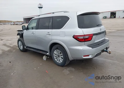 2021 Nissan Armada Sv 4Wd из США, поврежденный, VIN JN8AY2AD5M9662611